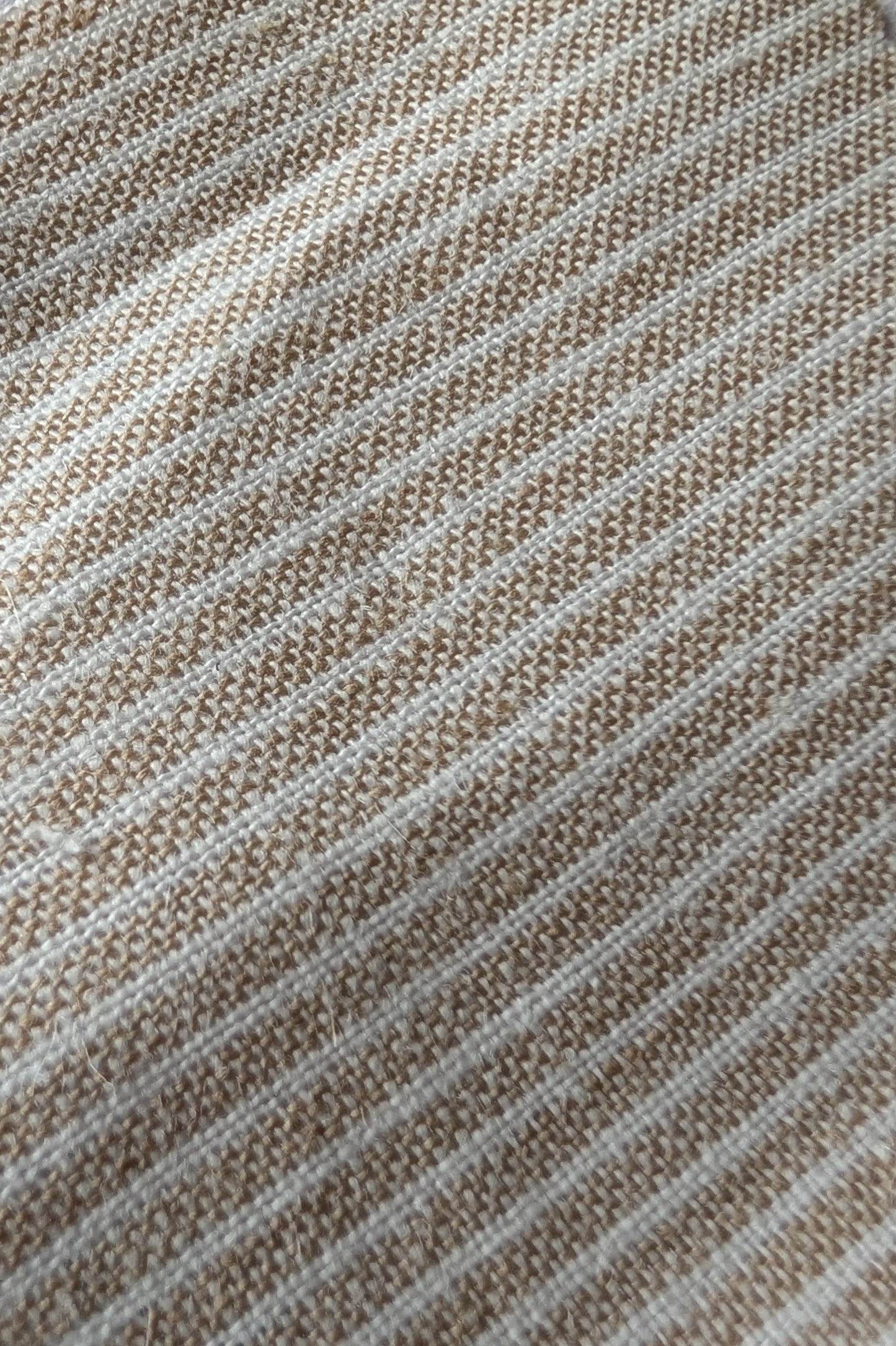 Ava Shirt Dress in Striped Cotton-Linen