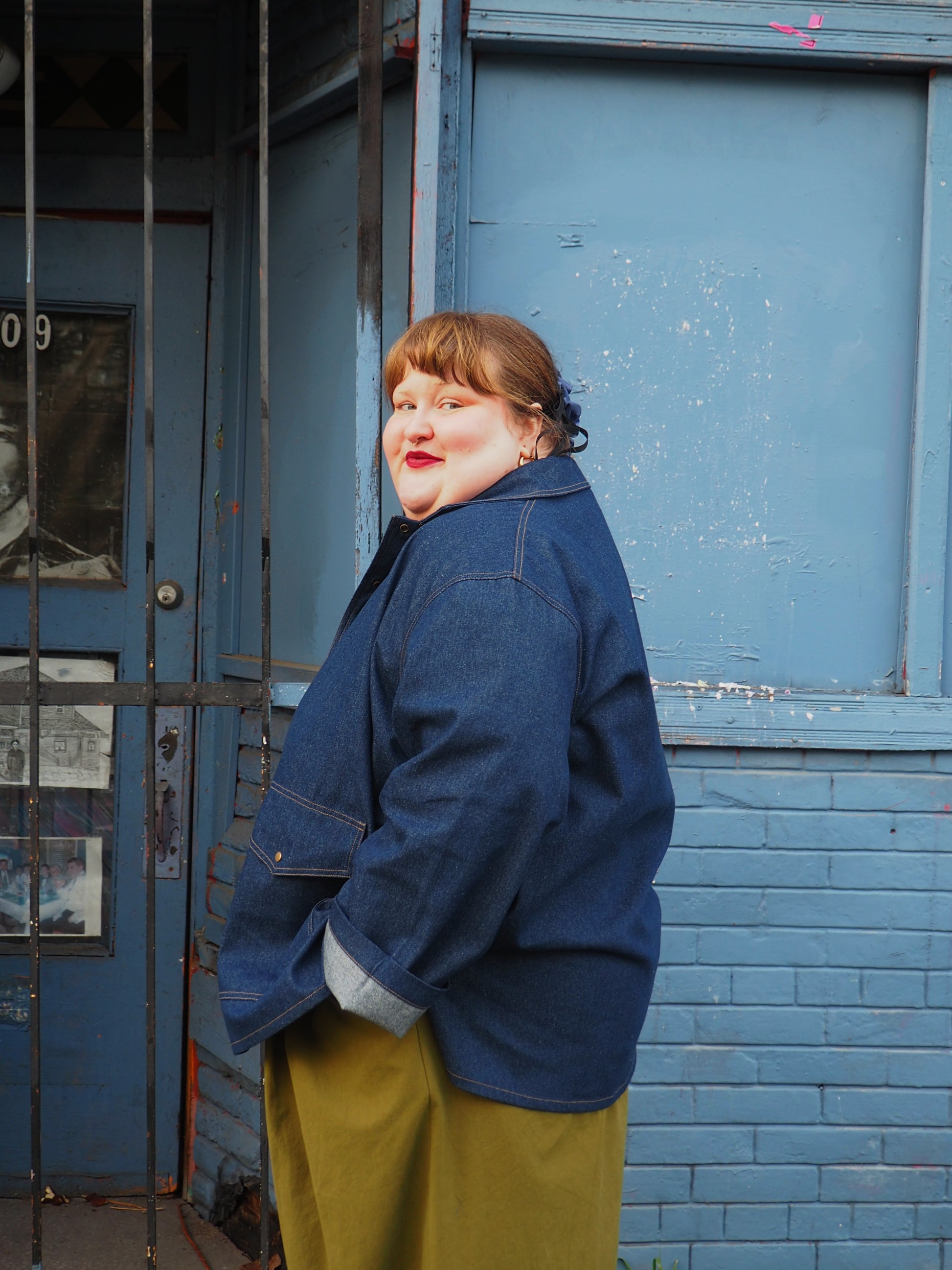 Fay Denim Chore Coat by Connally Goods