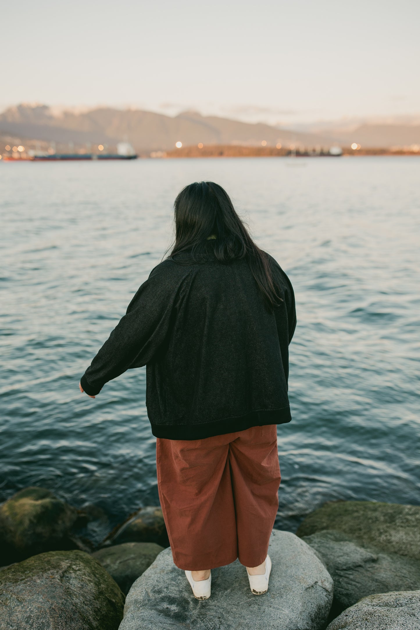 Roscoe Bomber Jacket in Japanese Raw Denim by Connally Goods