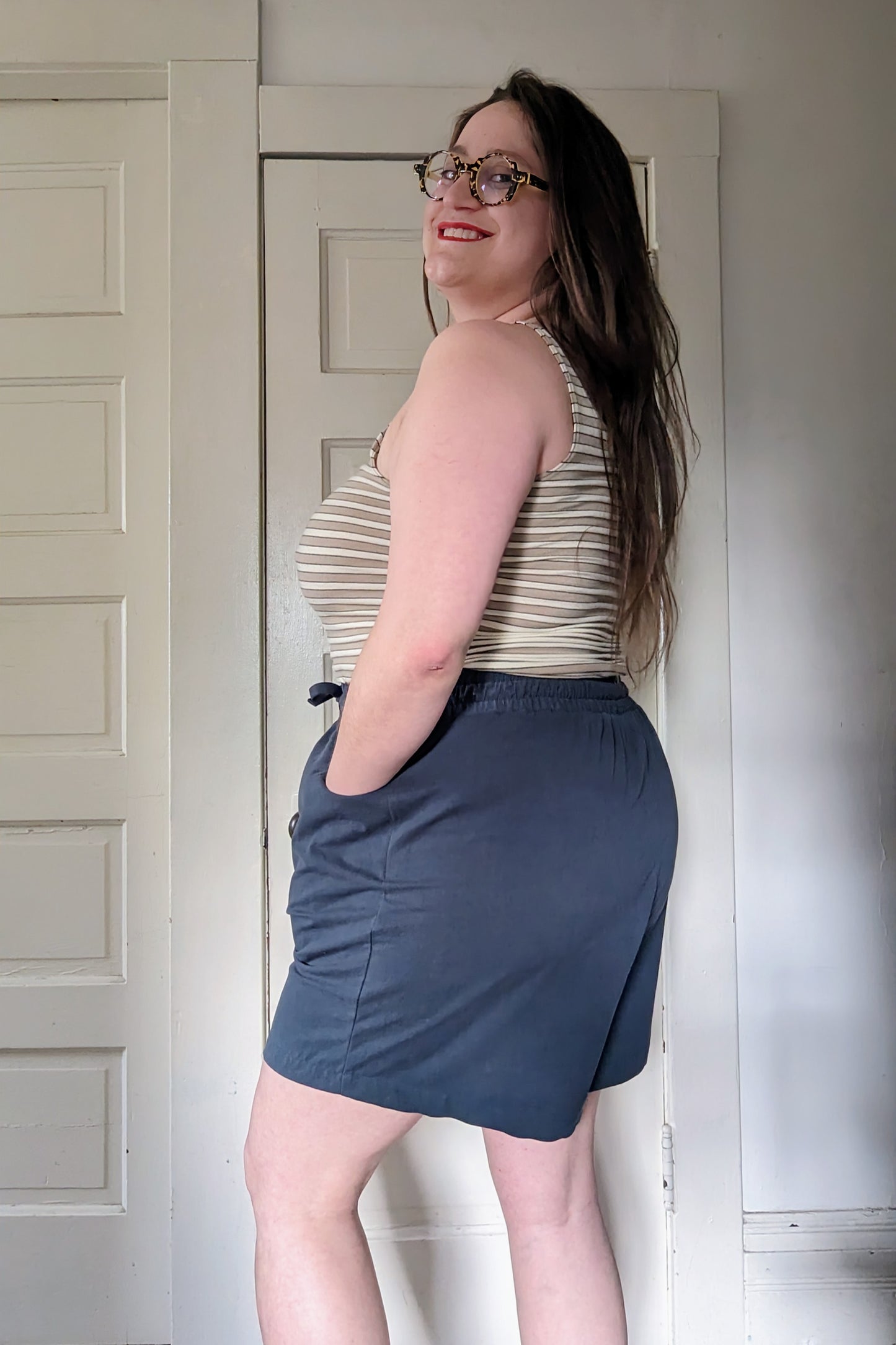 Mae Shorts in Organic Brushed Cotton by Connally Goods