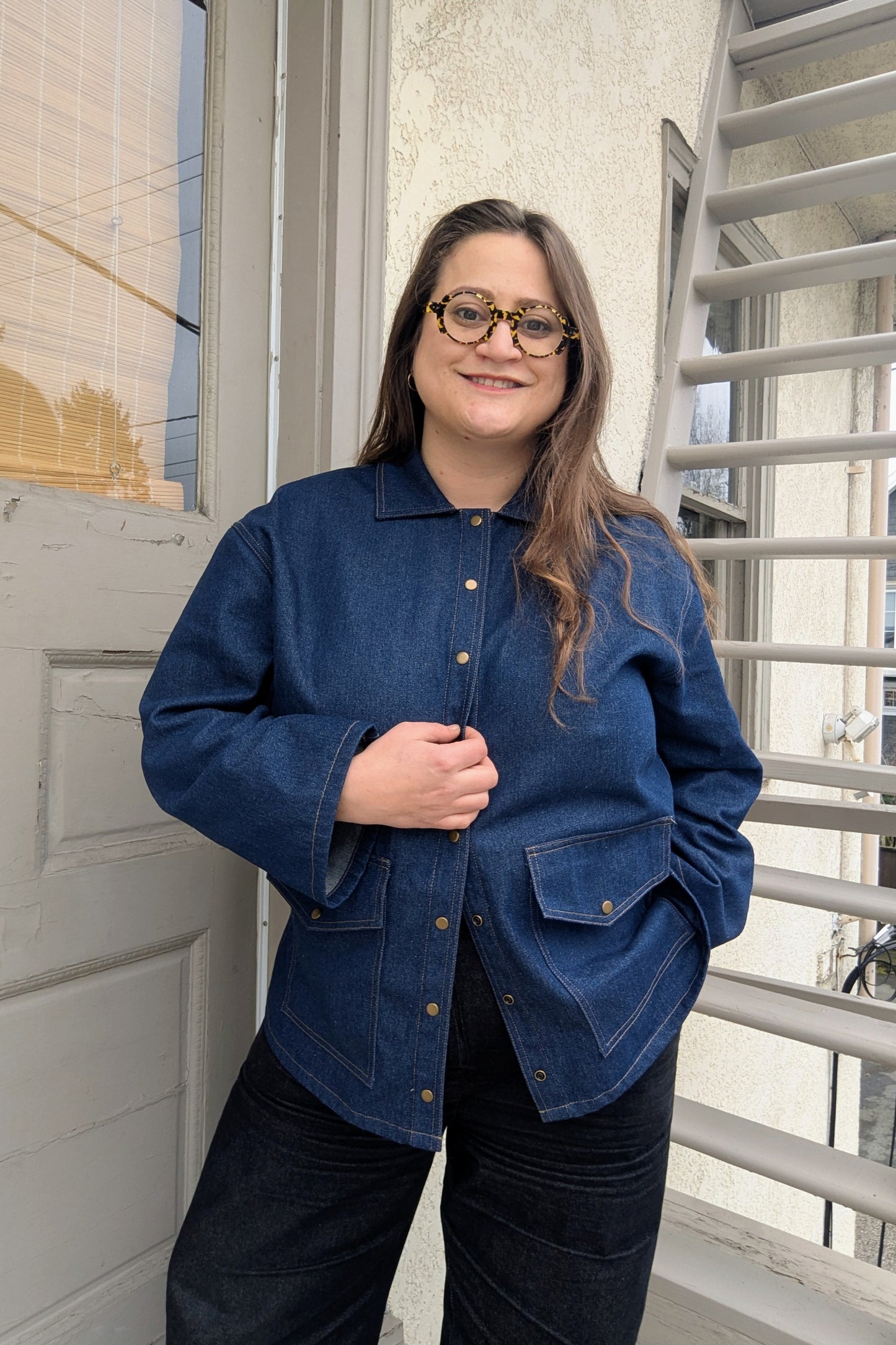 Fay Denim Chore Coat by Connally Goods