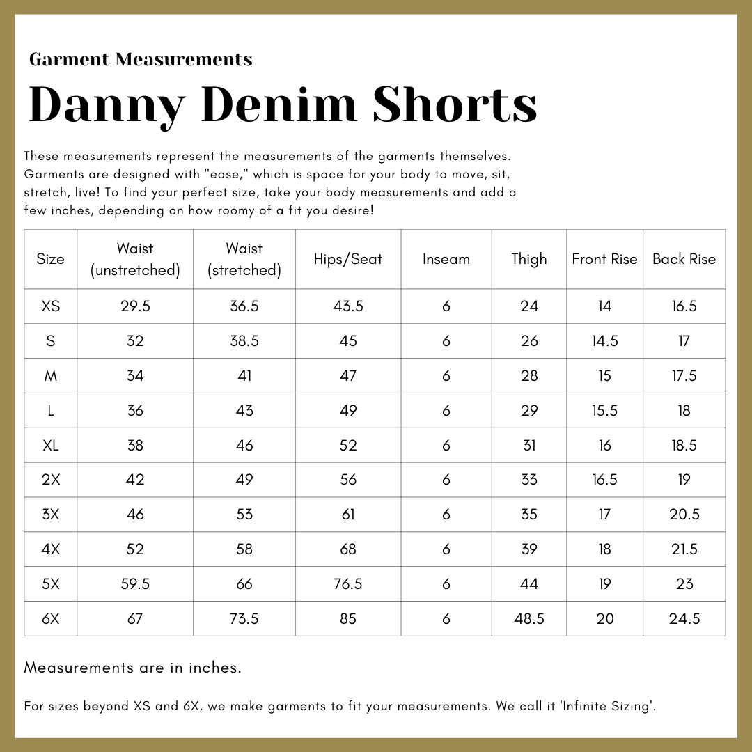 Danny Denim Shorts by Connally Goods