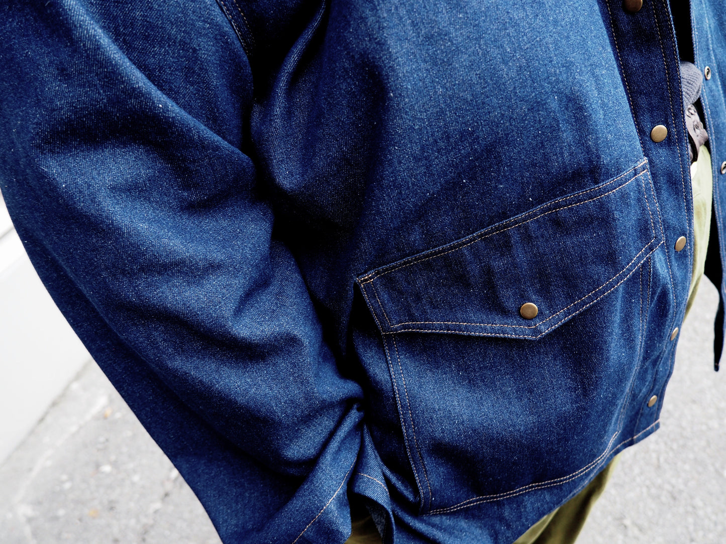 Fay Denim Chore Coat by Connally Goods