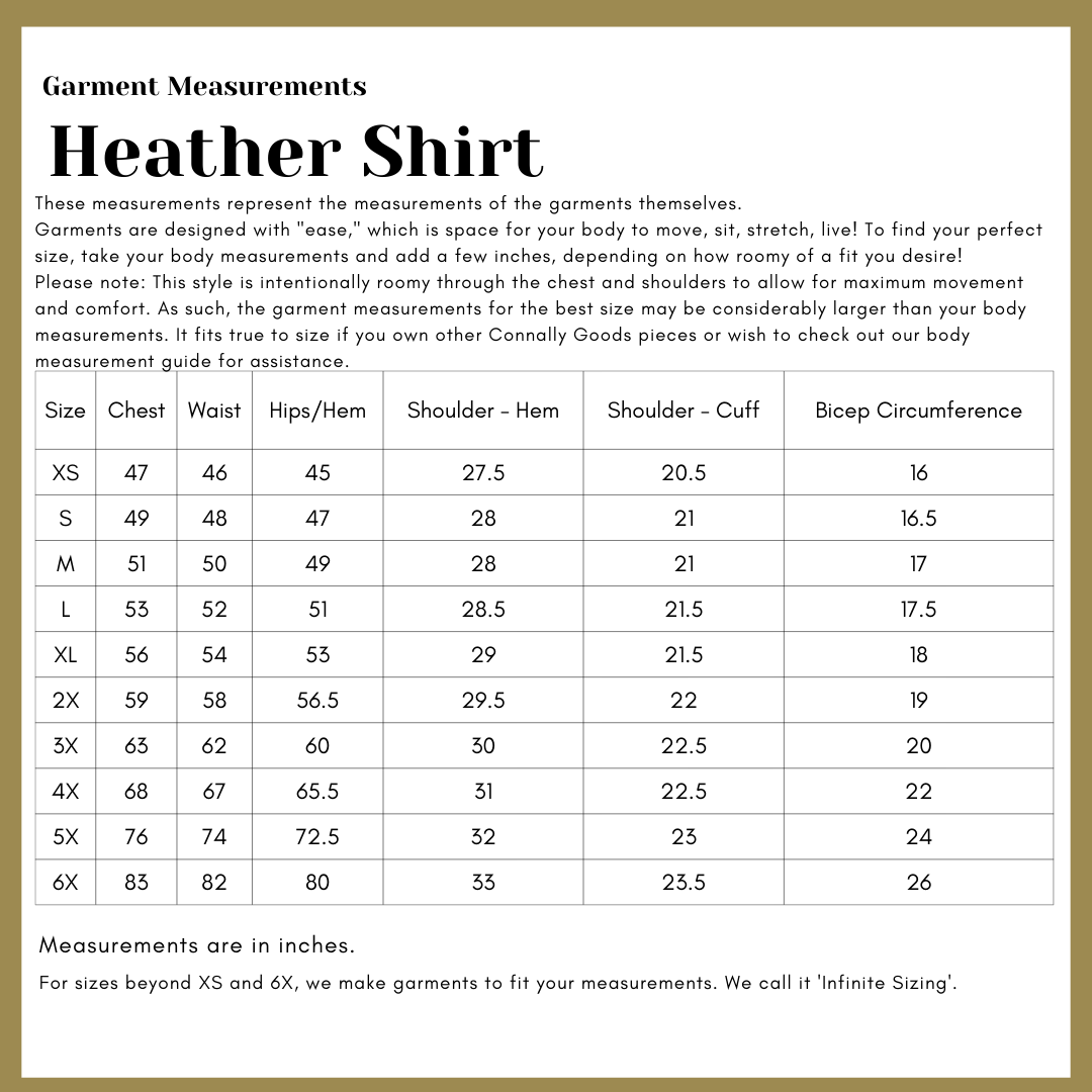 Heather Shirt by Connally Goods