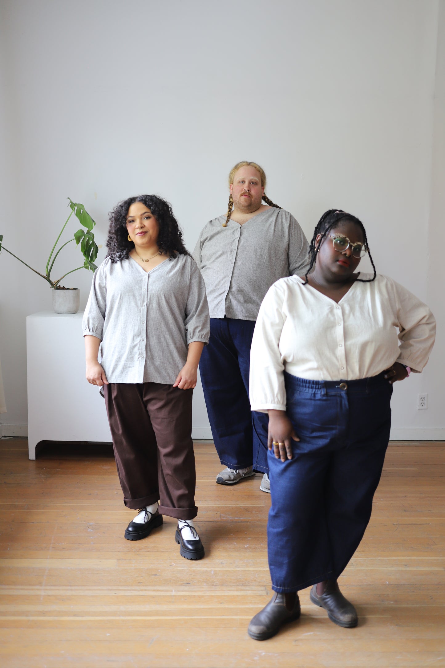 Margot V Neck Shirt by Connally Goods