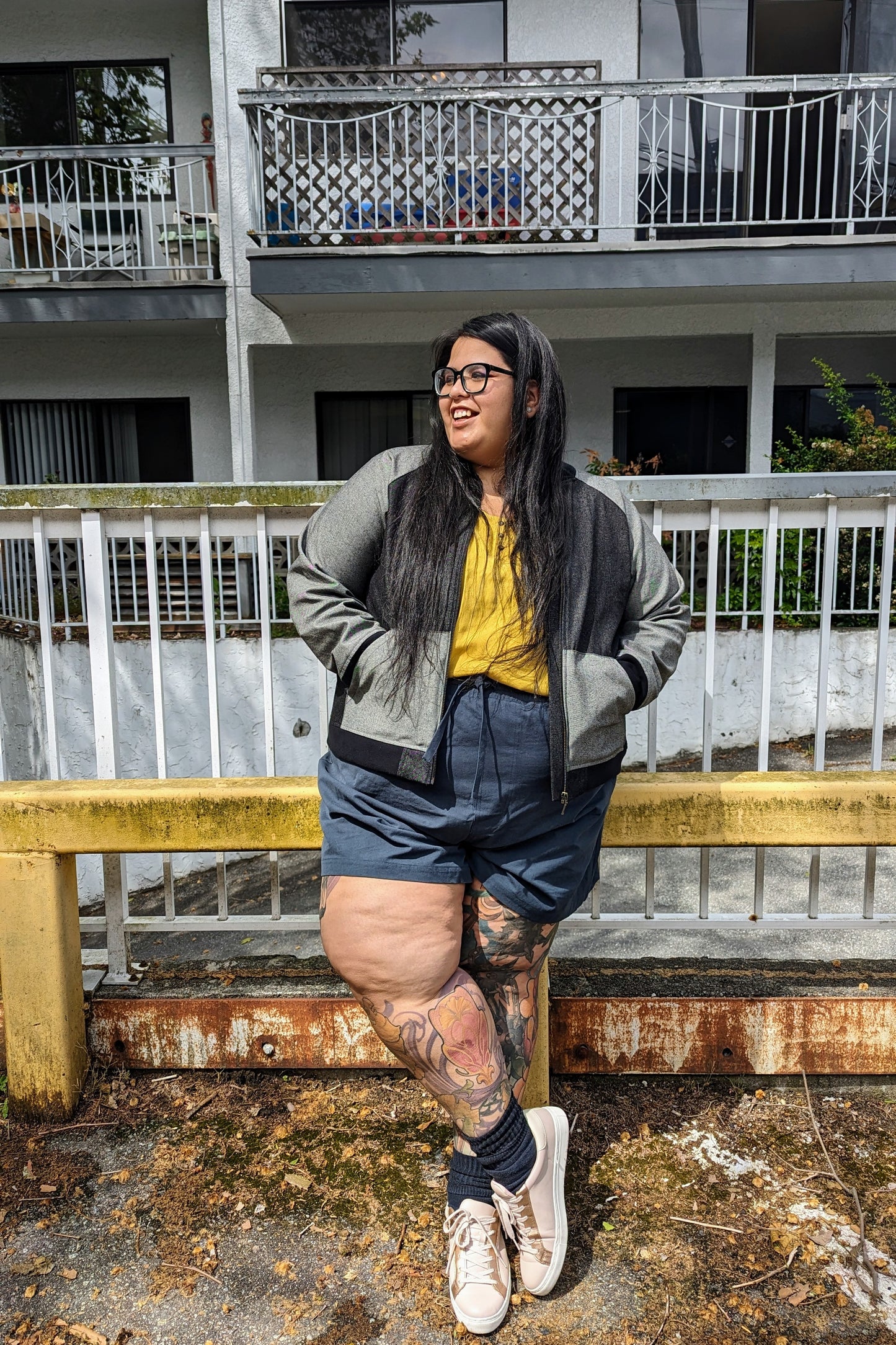 Mae Shorts in Organic Brushed Cotton