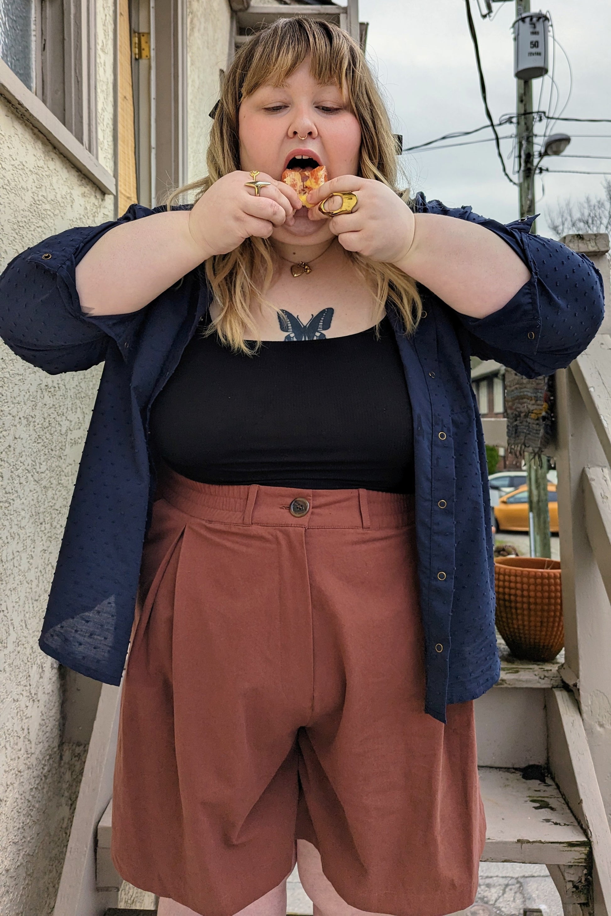 Lois Shorts in Organic Brushed Cotton by Connally Goods