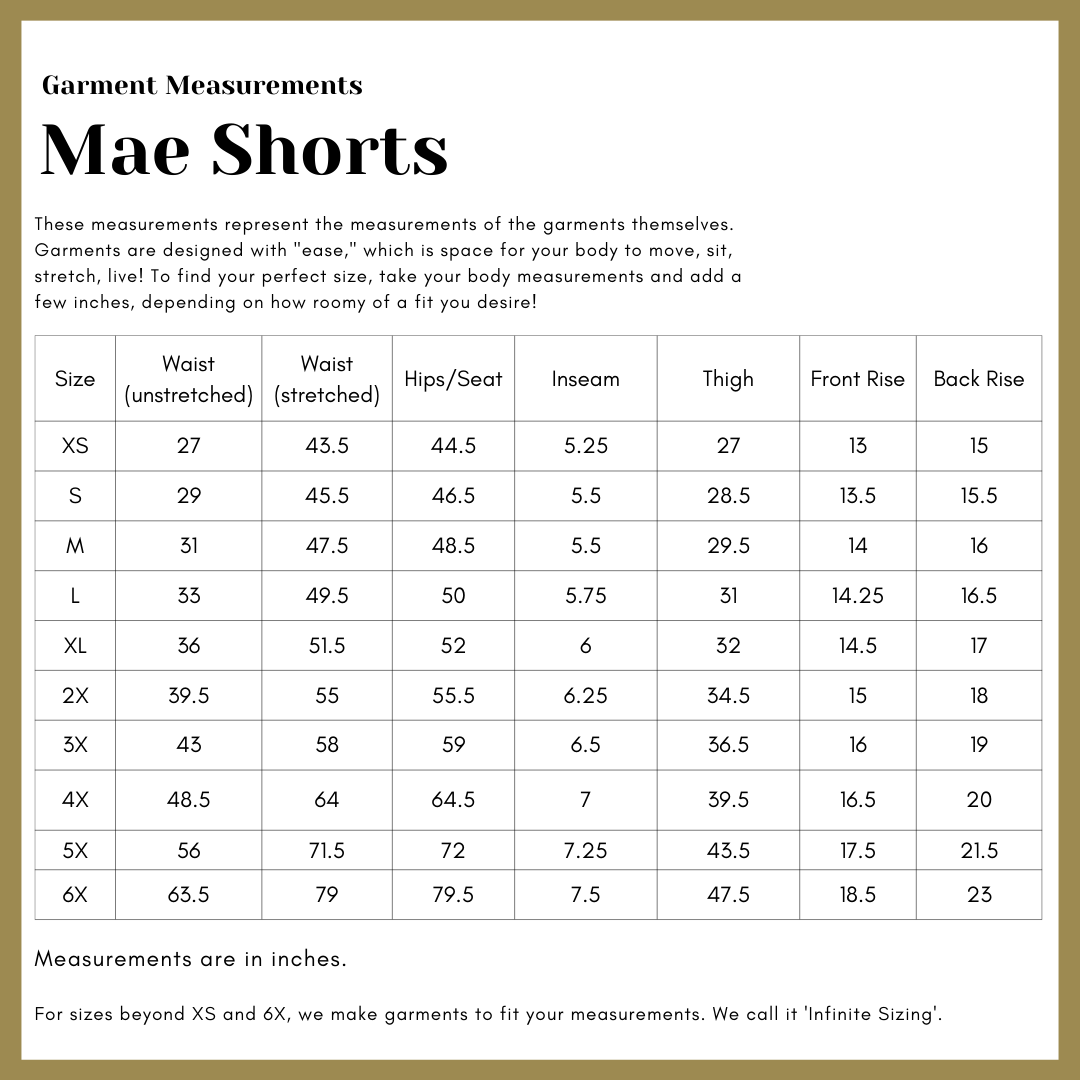 Mae Shorts in Organic Brushed Cotton