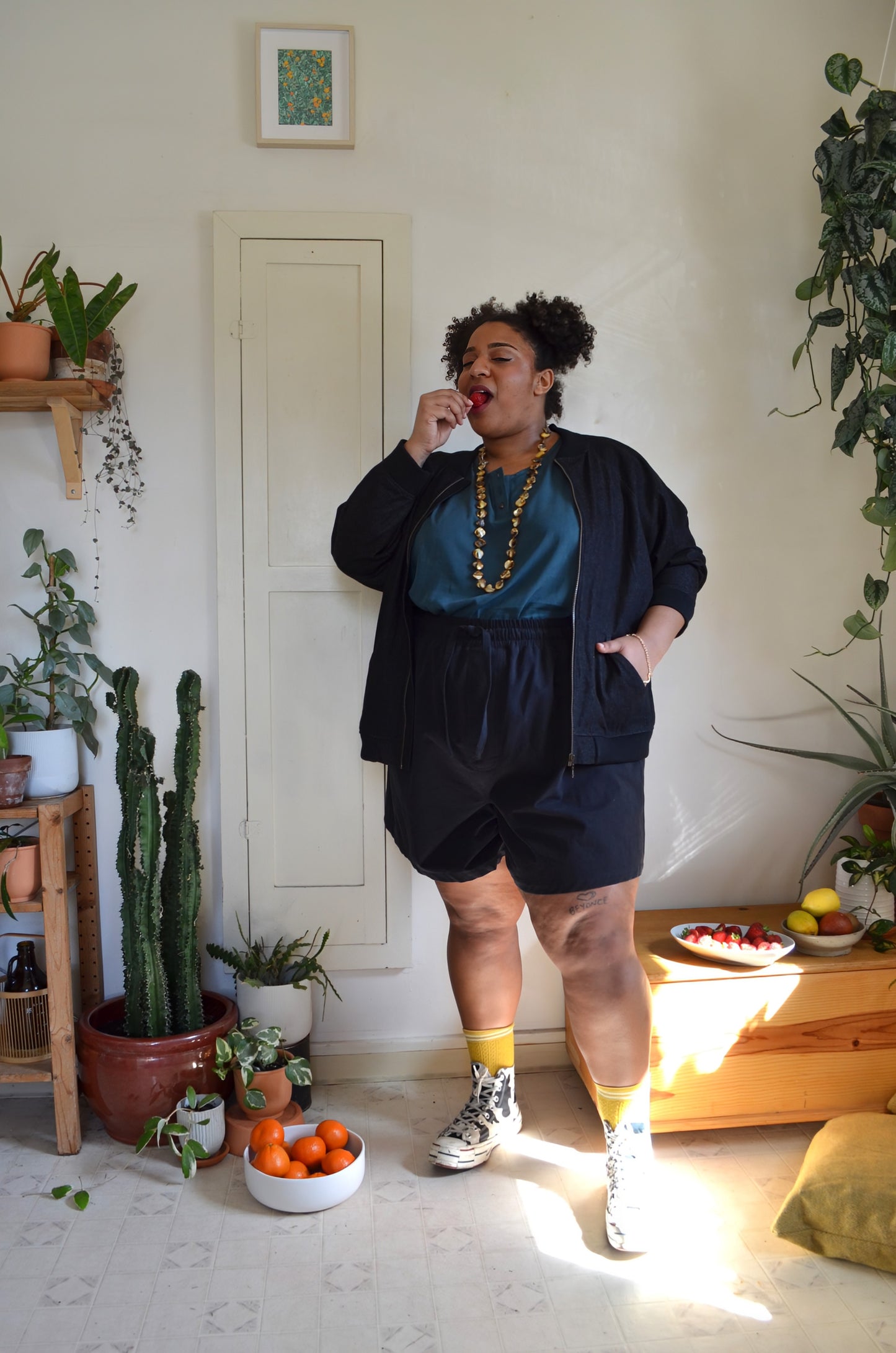 Mae Shorts in Organic Brushed Cotton by Connally Goods