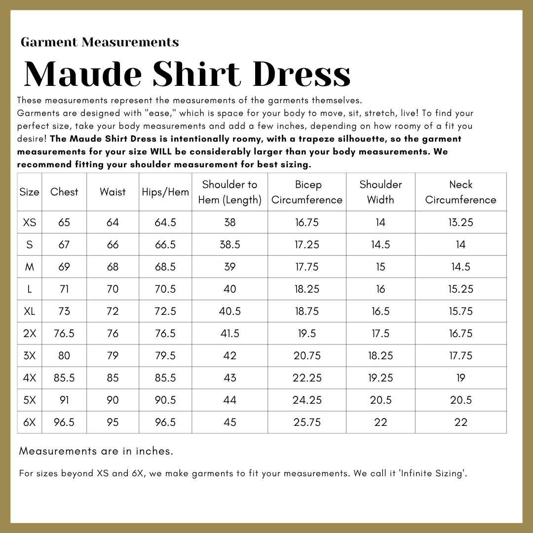 Maude Shirt Dress - PRE-ORDER