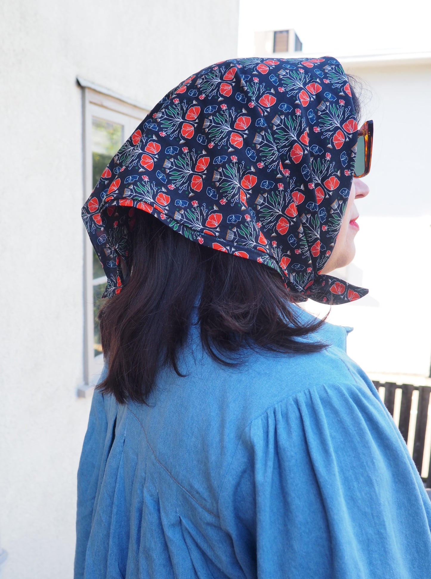 Folk Art Printed Cotton Bandana