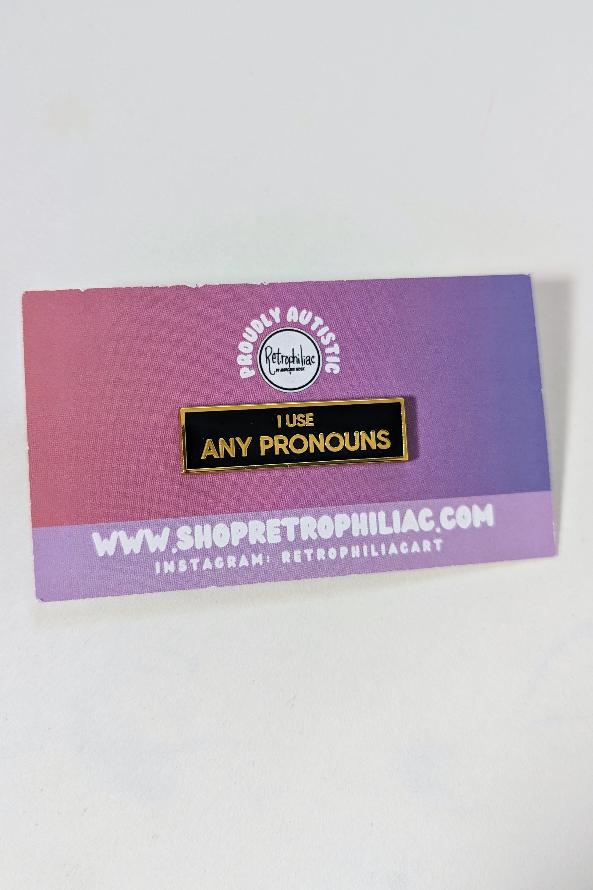 Inclusion Pins (Neurodiversity, Pride, Disability, Pronouns) By Retrophiliac by Connally Goods