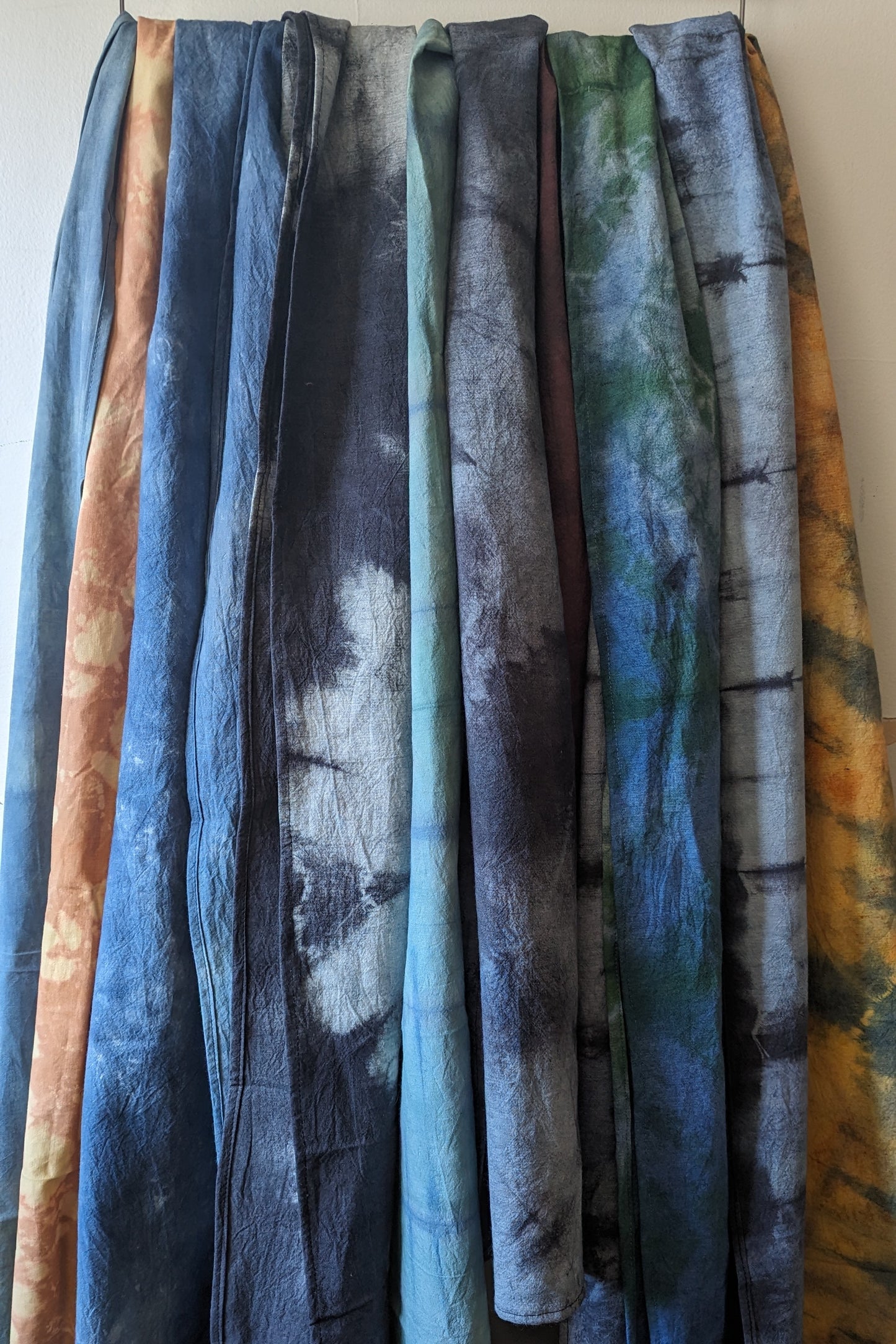 Hand Dyed Organic Cotton Scarf