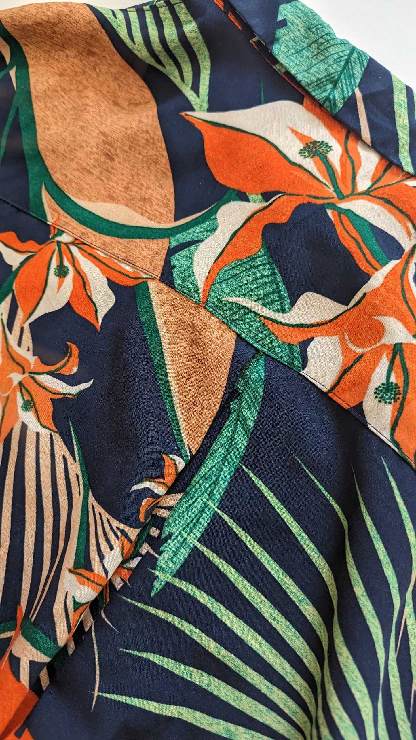 Thomas Shirt in Tigerlily (Lightweight Cotton-Viscose) by Connally Goods