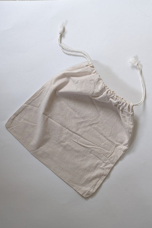 The Wash Bag - Organic Cotton Washable Drawstring Bag by Connally Goods