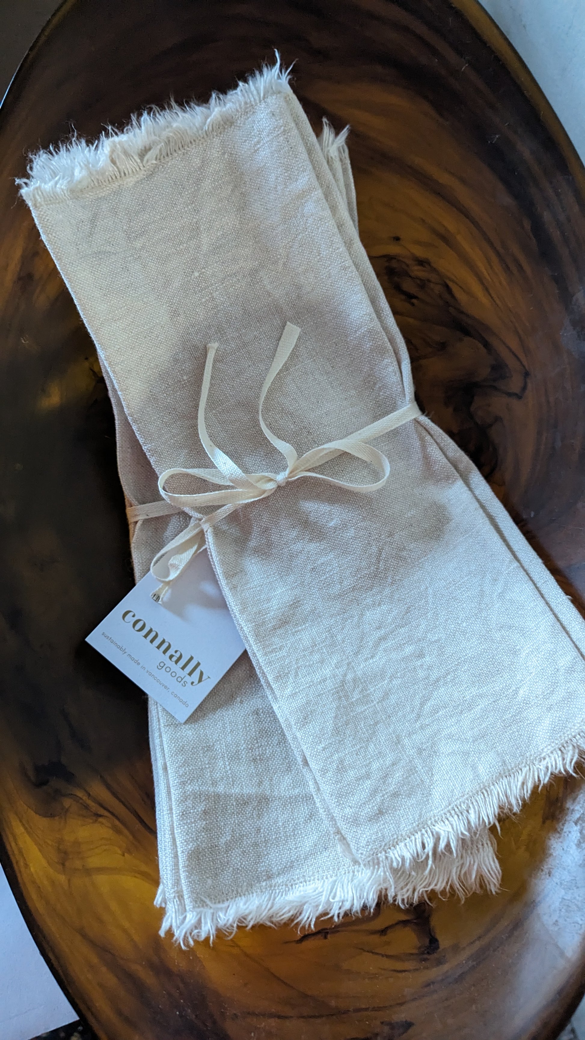Linen Napkin Set by Connally Goods