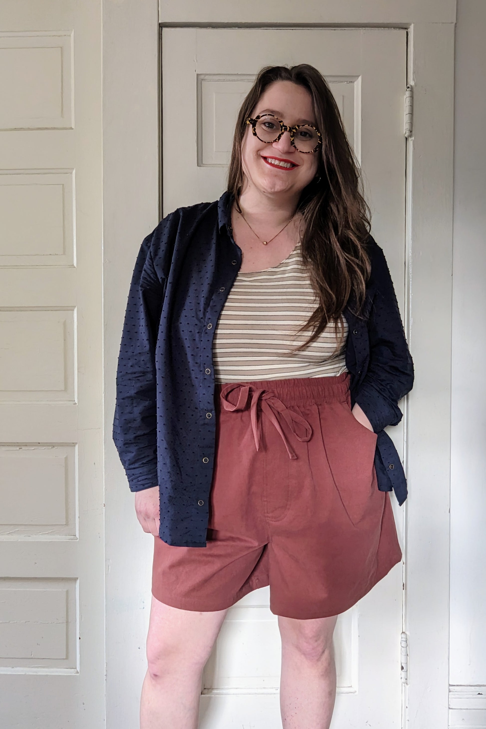 Mae Shorts in Organic Brushed Cotton by Connally Goods