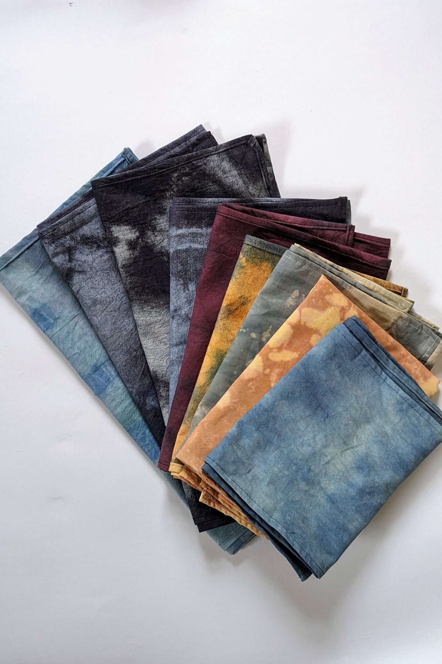 Hand Dyed Organic Cotton Scarf