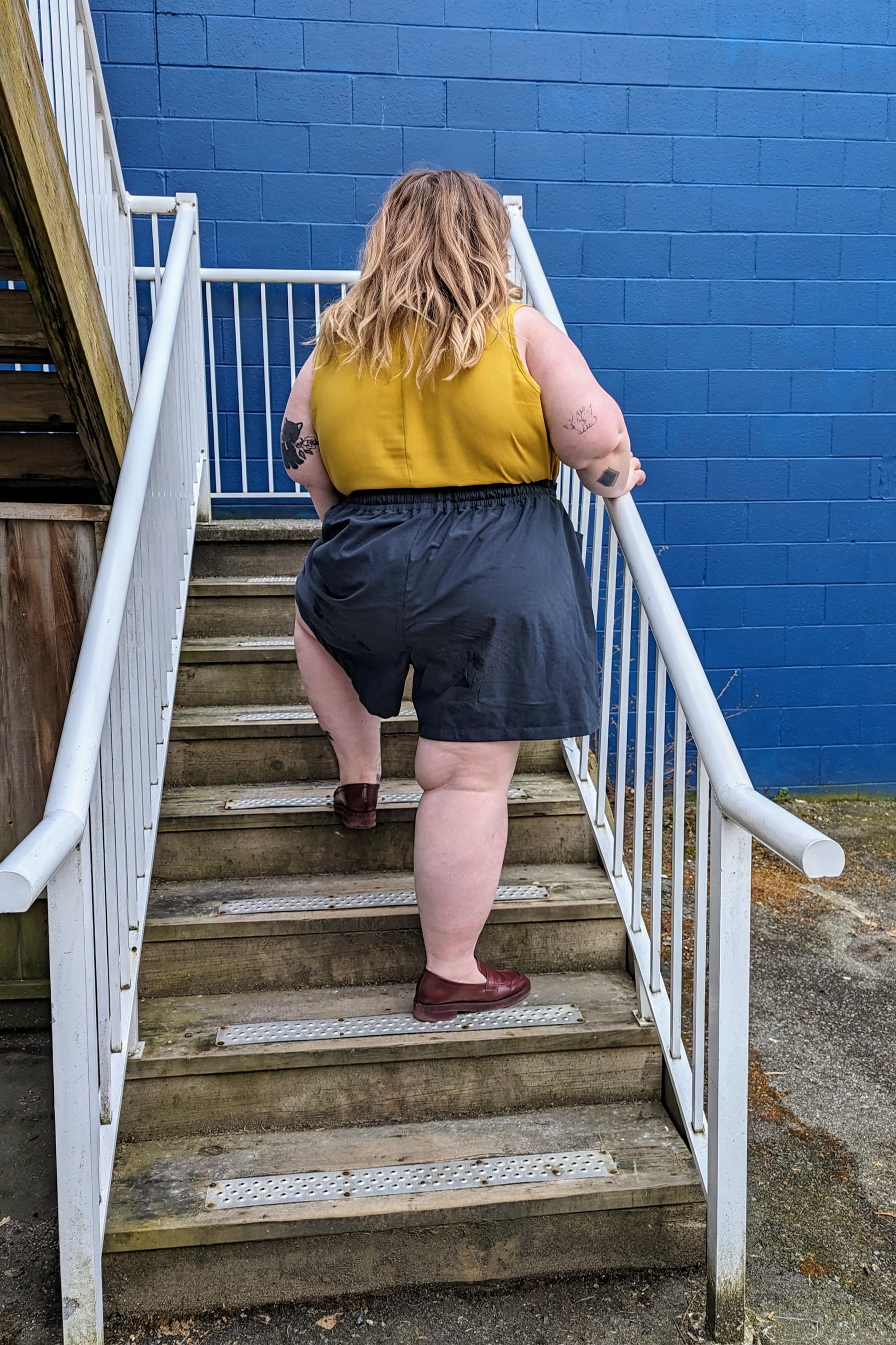 Mae Shorts in Organic Brushed Cotton by Connally Goods