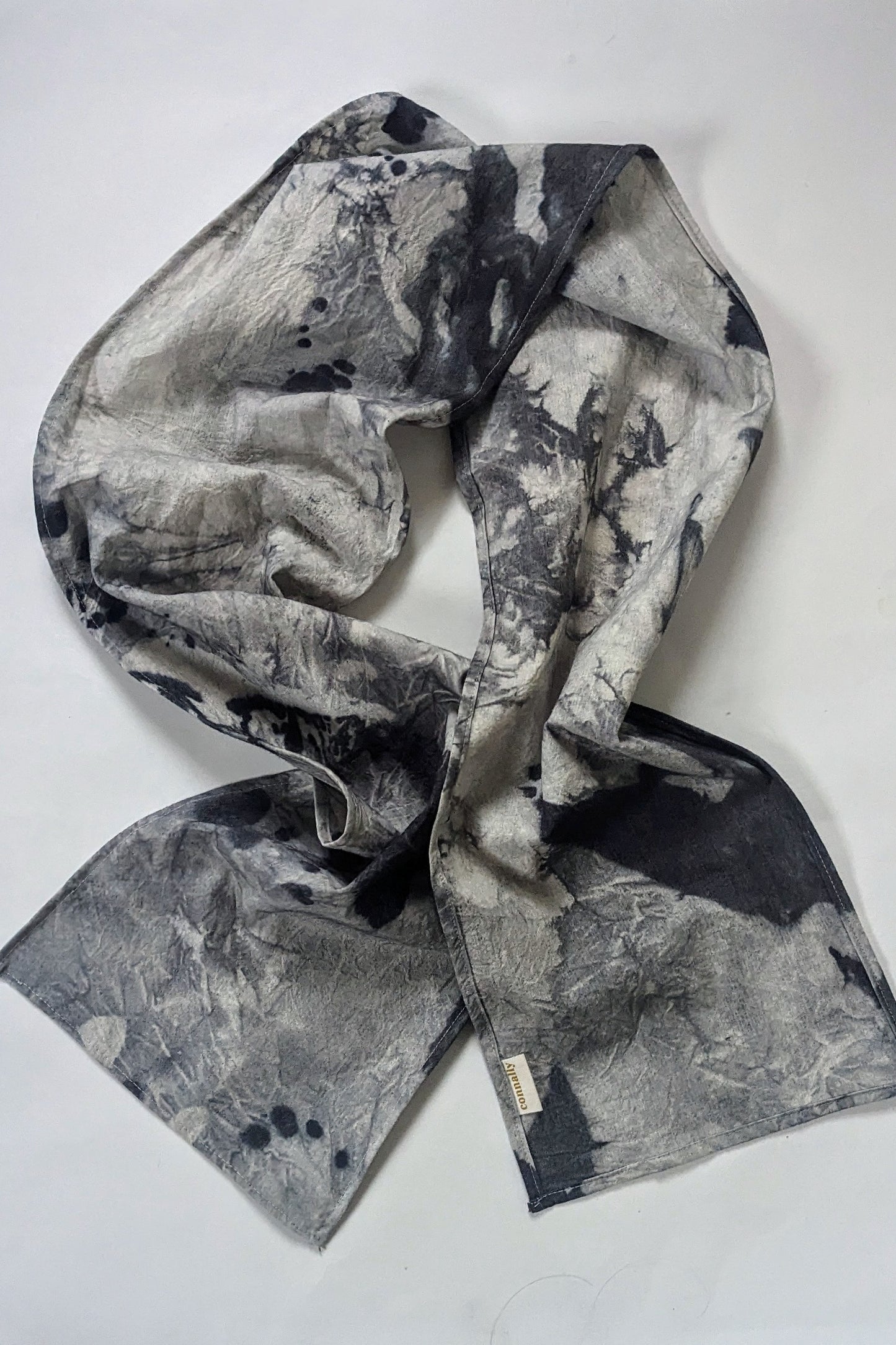 Hand Dyed Organic Cotton Scarf