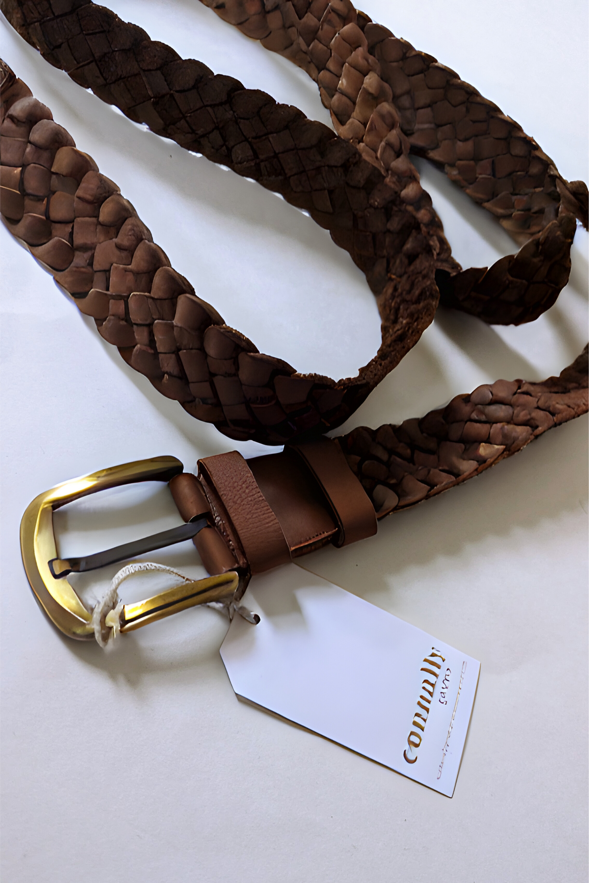 Handwoven Leather Belts by Connally Goods