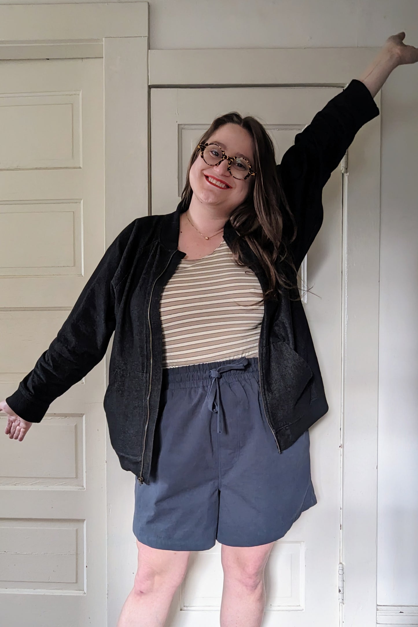 Mae Shorts in Organic Brushed Cotton by Connally Goods