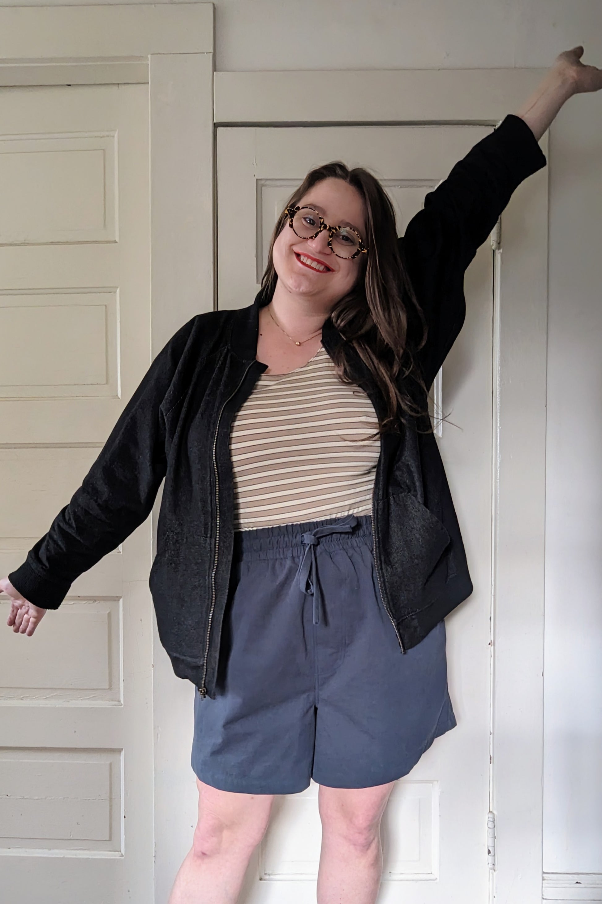 Mae Shorts in Organic Brushed Cotton by Connally Goods