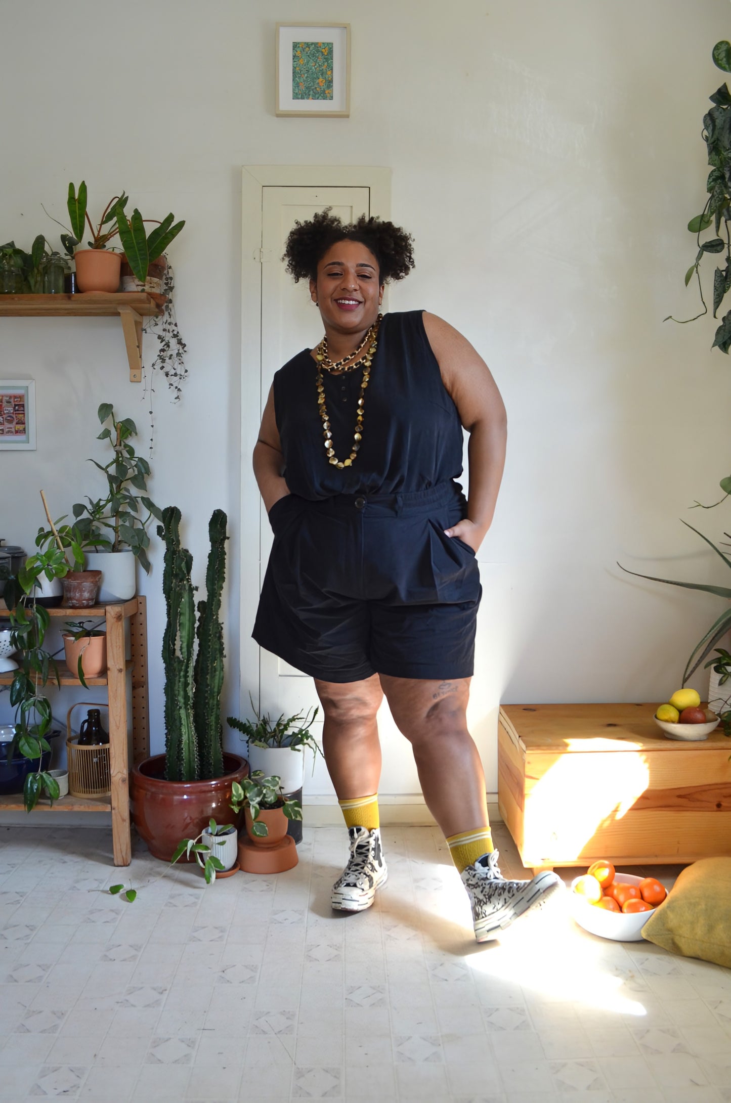 Lois Shorts in Organic Brushed Cotton by Connally Goods