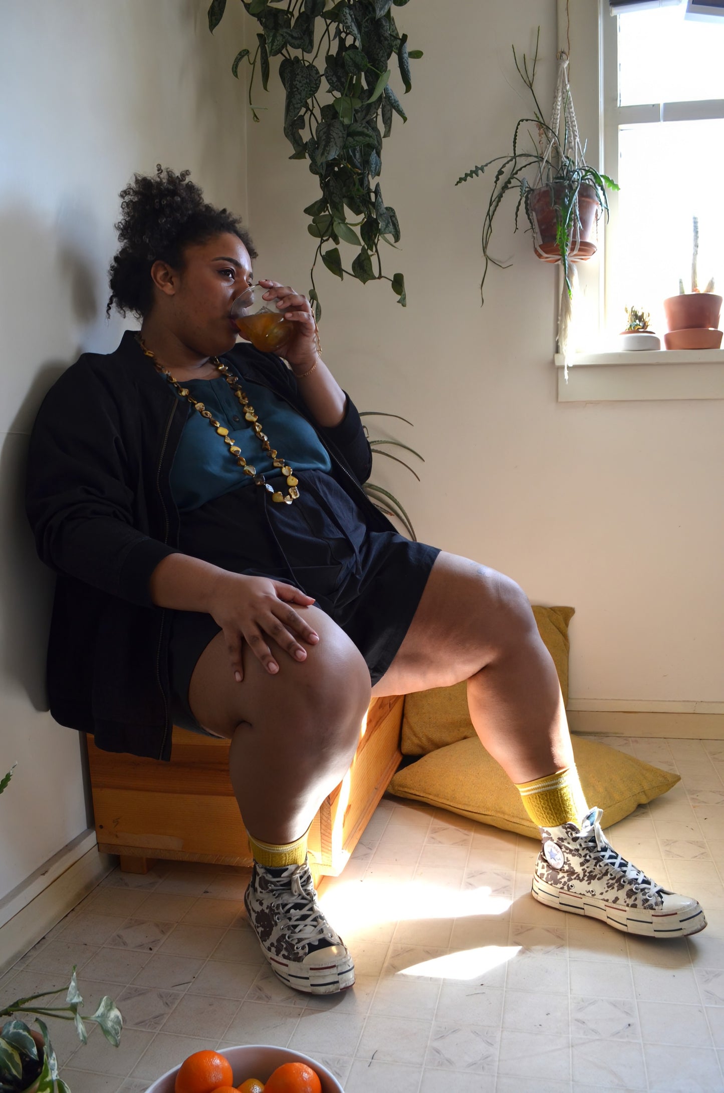 Mae Shorts in Organic Brushed Cotton by Connally Goods