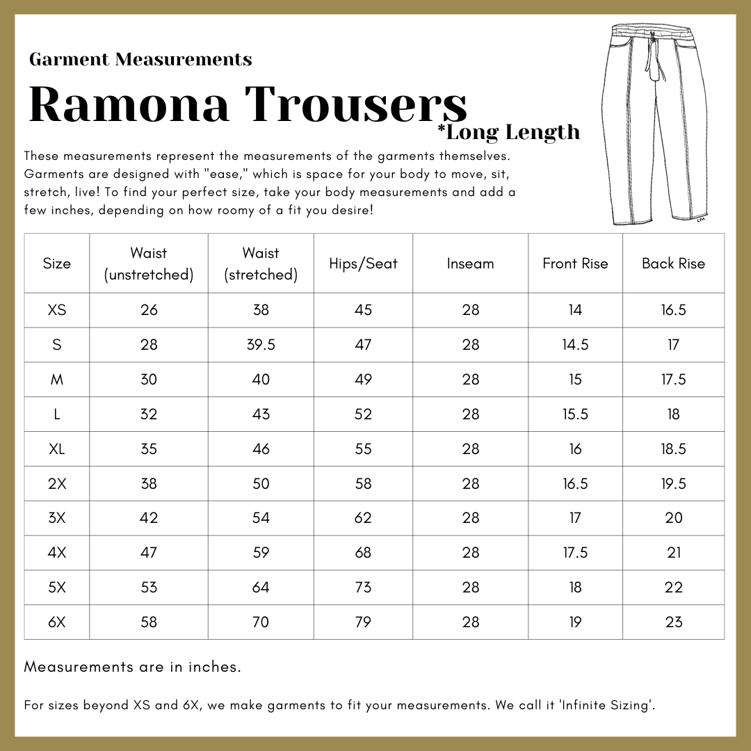 Ramona Utility Trousers (Long)- Cedar Tencel Twill by Connally Goods