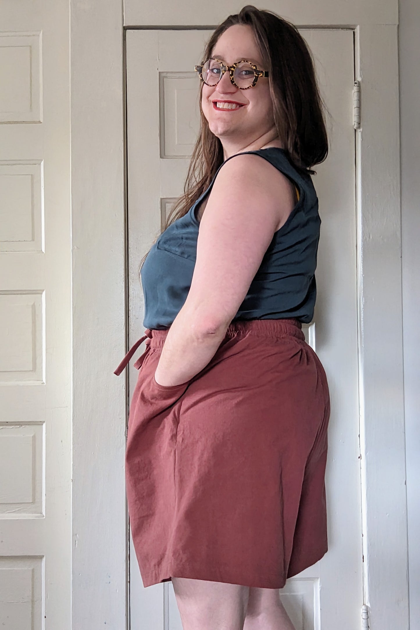 Mae Shorts in Organic Brushed Cotton by Connally Goods