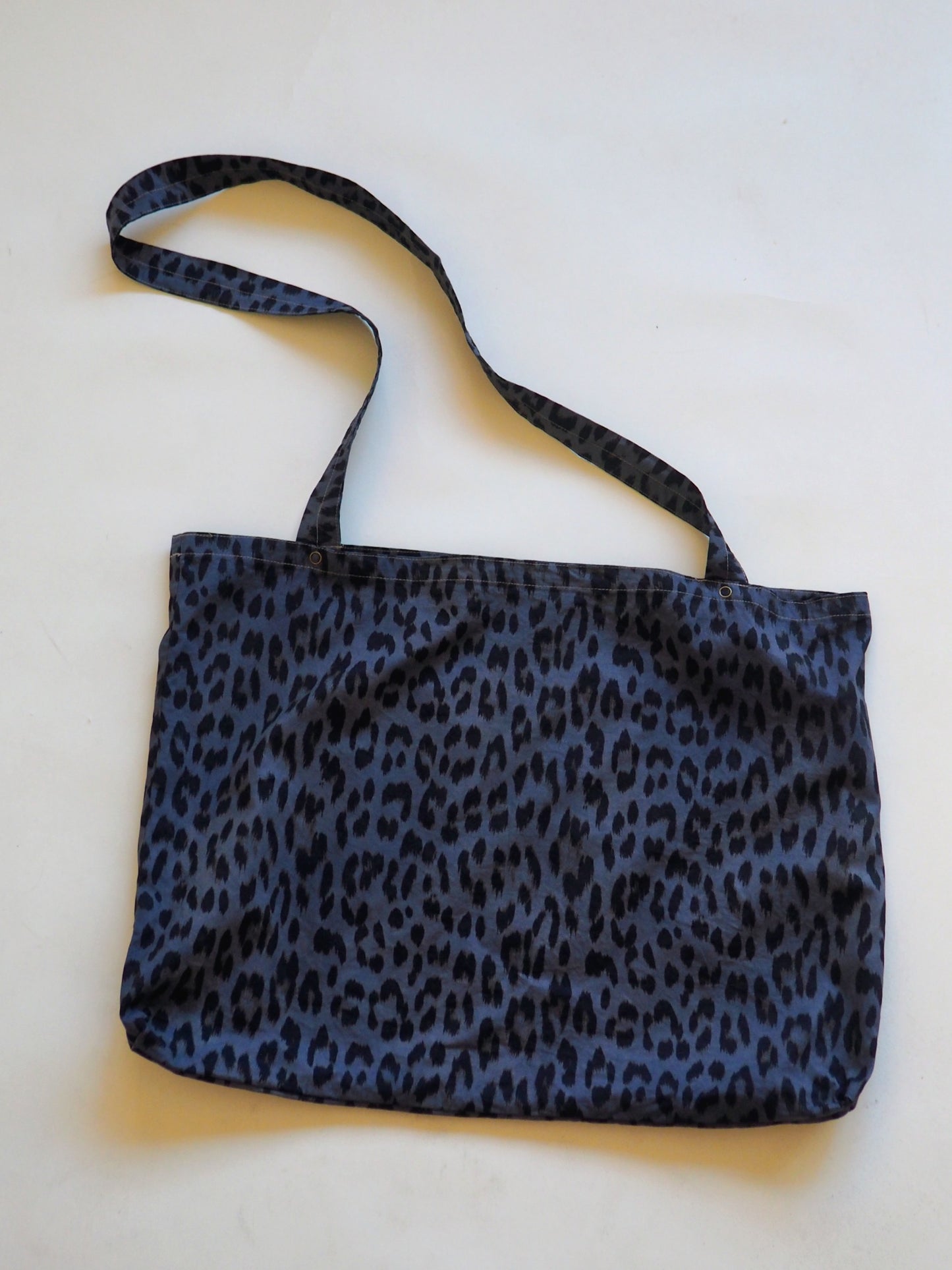 Loud Leopard × Connally Goods Blue Leopard Print Tote Bag (Limited Edition)