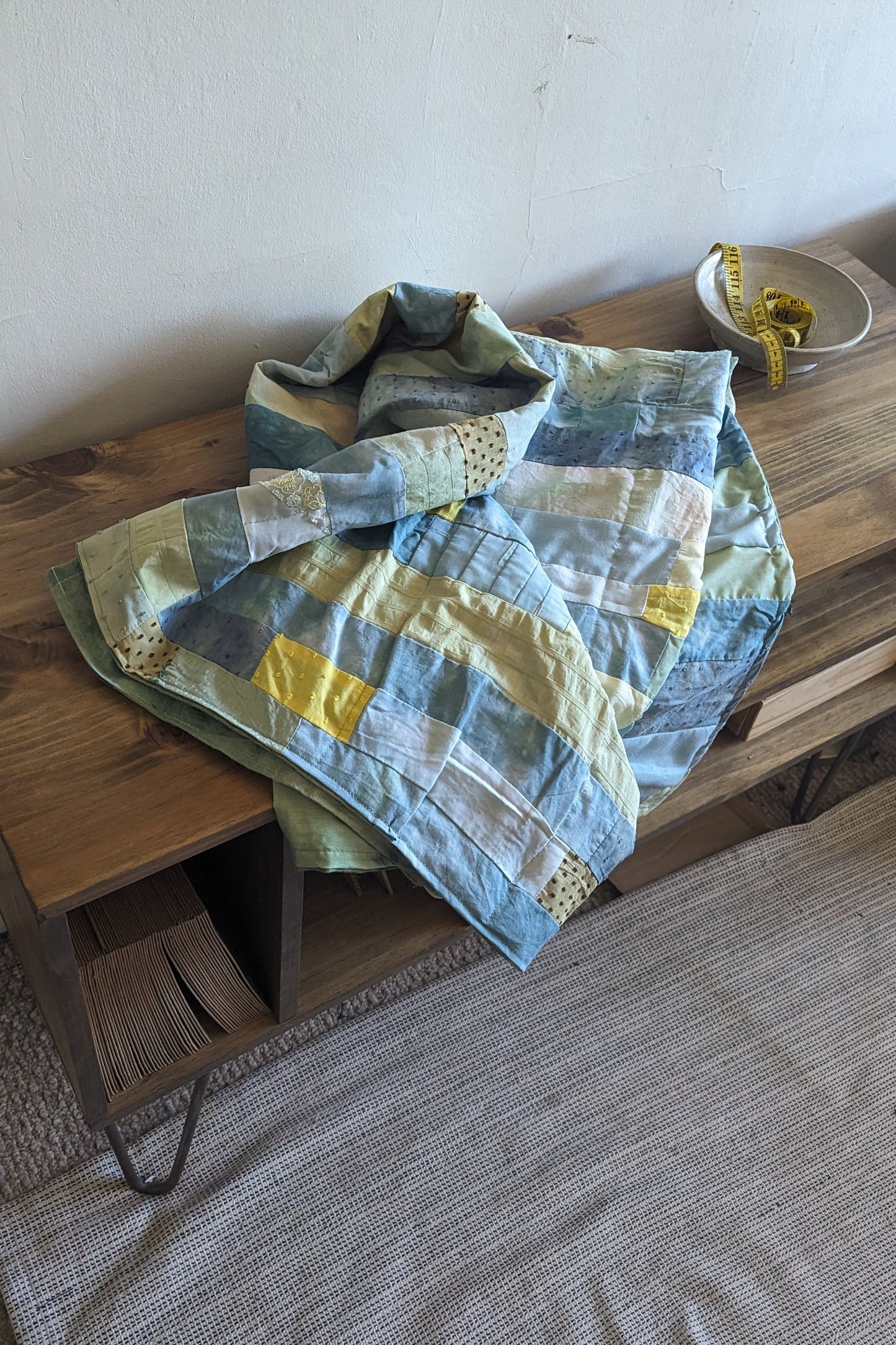 Seaglass Patchwork Quilt