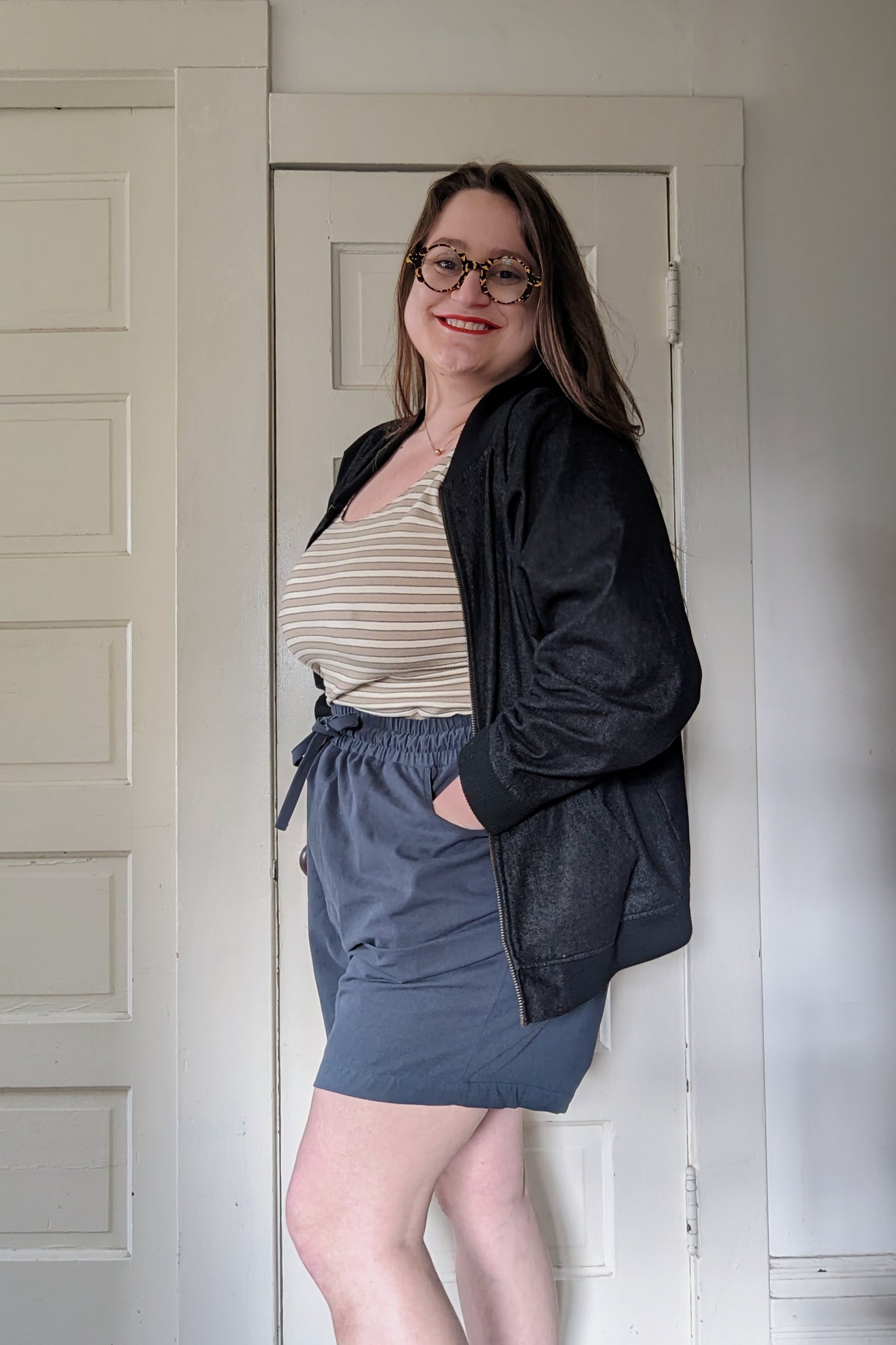Mae Shorts in Organic Brushed Cotton by Connally Goods