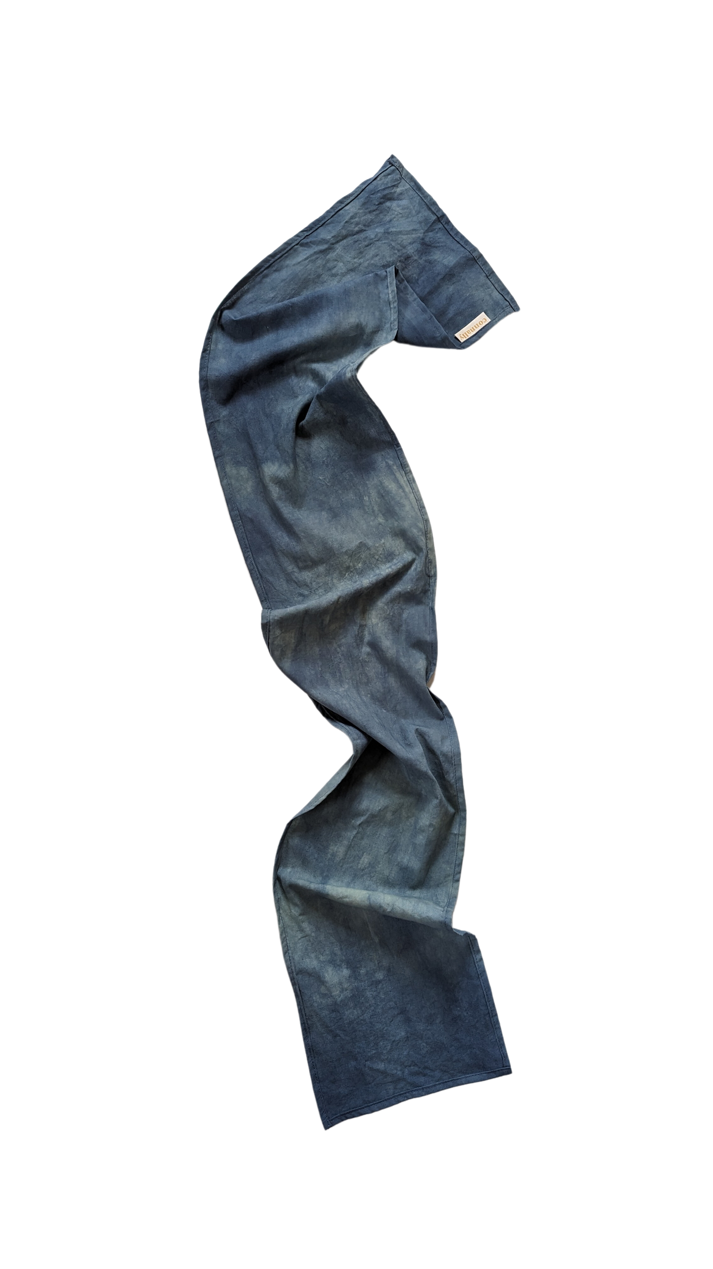 Hand Dyed Organic Cotton Scarf