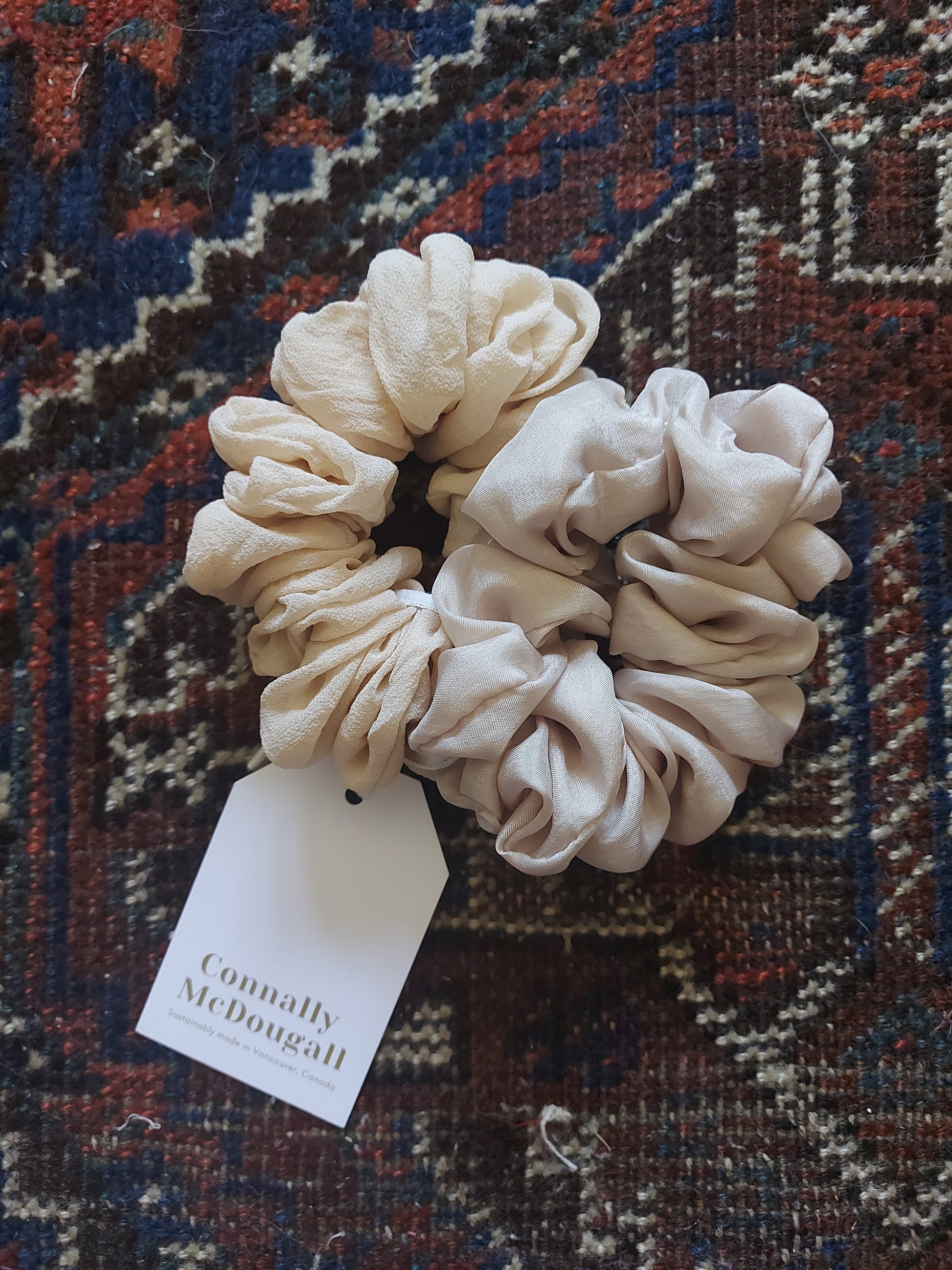 Silk Scrunchie Set by Connally Goods