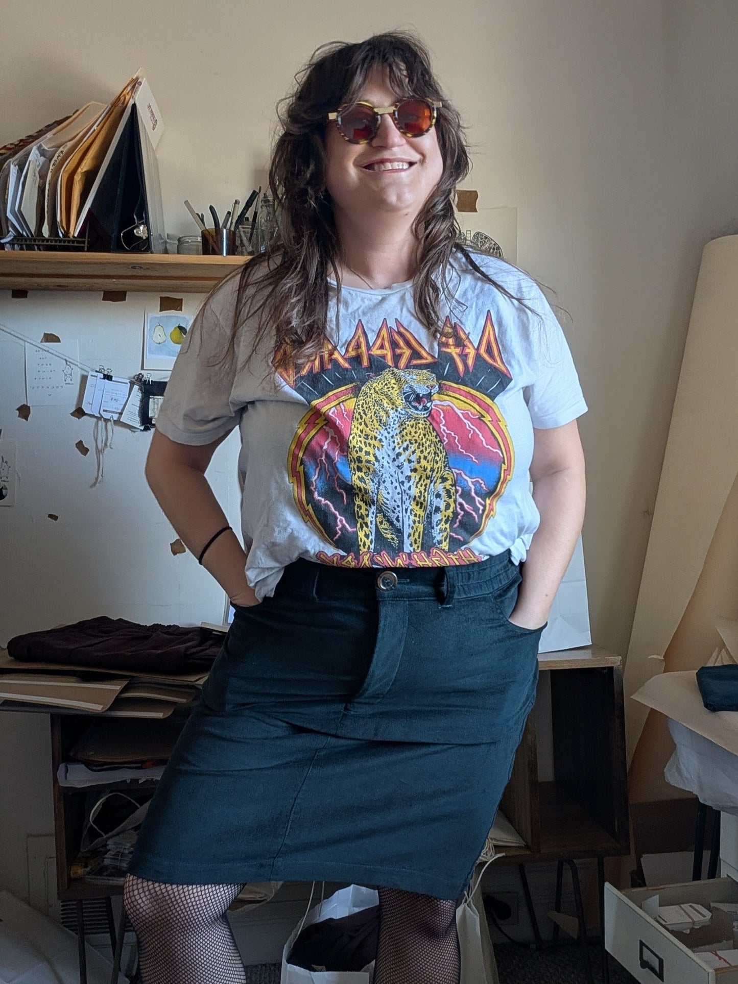 Kipling Corduroy Skirt in Dark Spruce