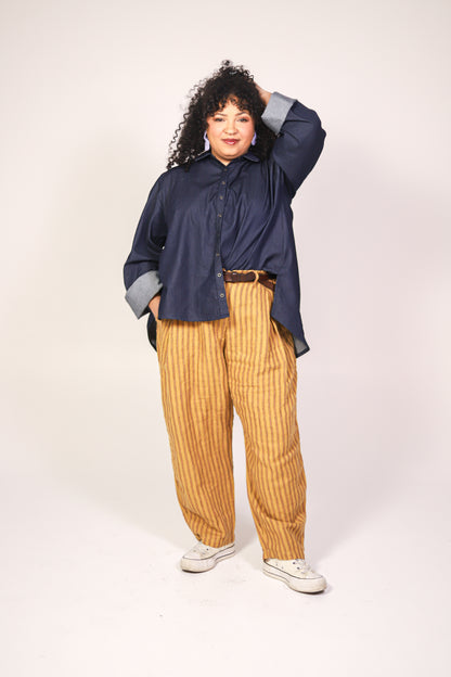 Astrid Shirt in Lightweight 6oz Denim (100% Cotton)