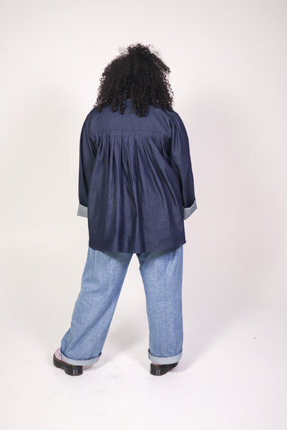 Astrid Shirt in Lightweight 6oz Denim (100% Cotton)