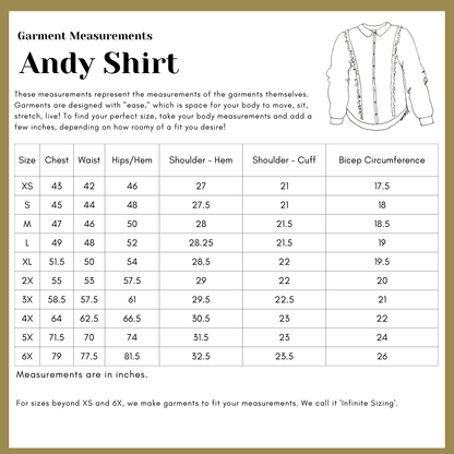 Andy Shirt in Swiss Dot Cotton