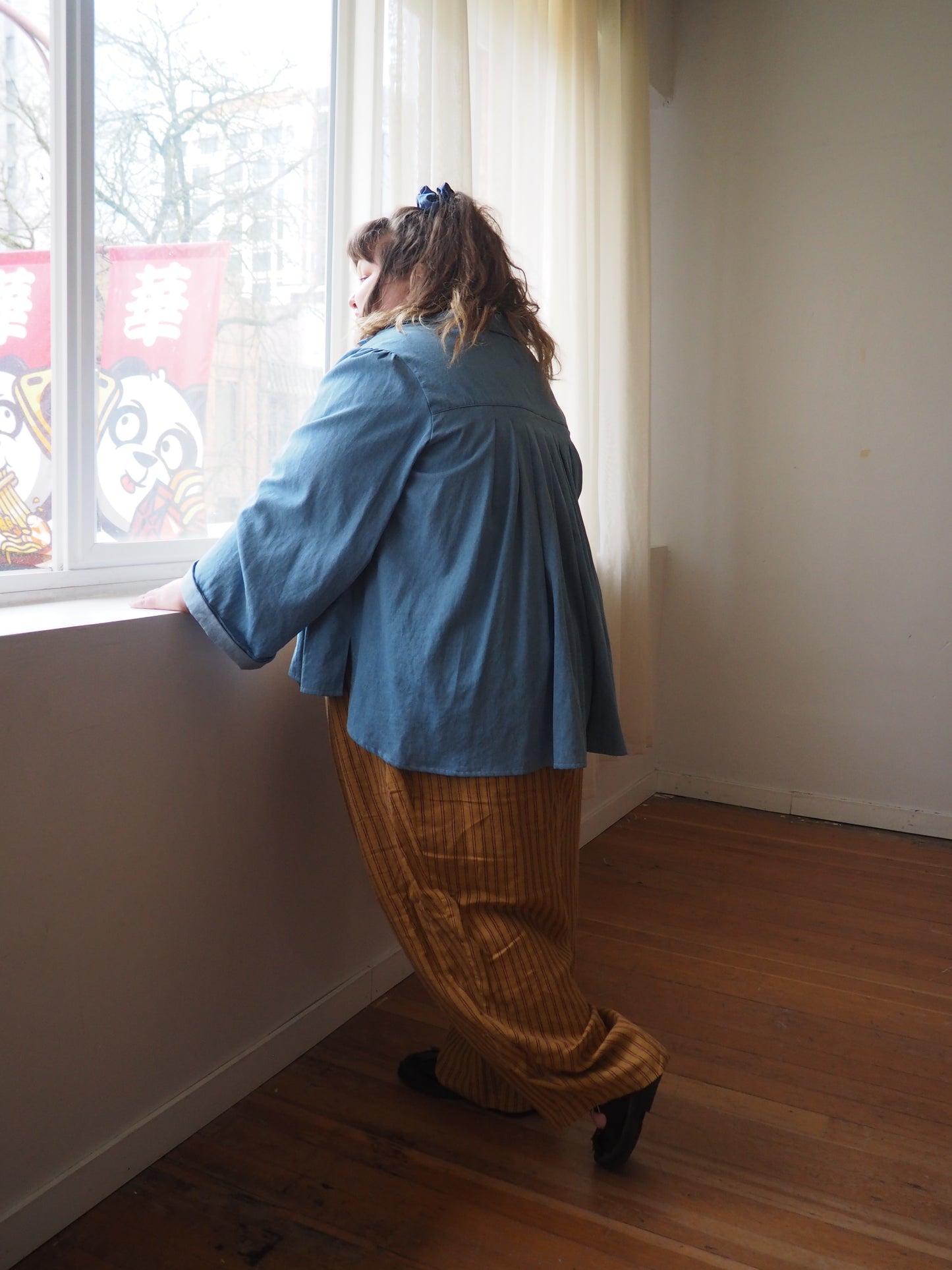 Astrid Shirt in Lightweight 6oz Denim (100% Cotton)