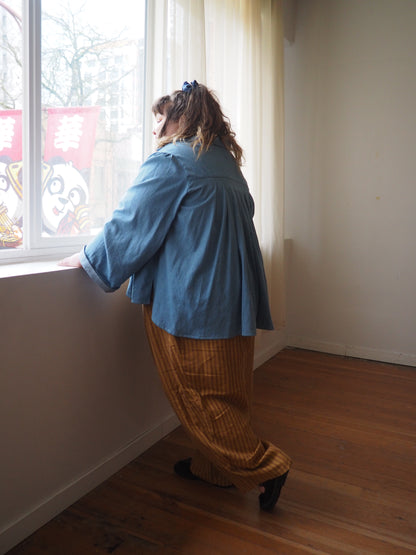 Astrid Shirt in Lightweight 6oz Denim (100% Cotton)