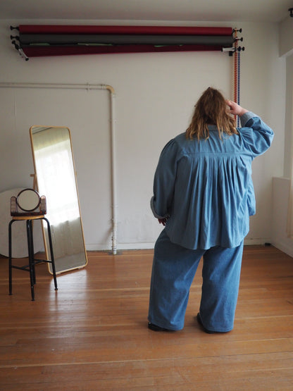 Astrid Shirt in Lightweight 6oz Denim (100% Cotton)