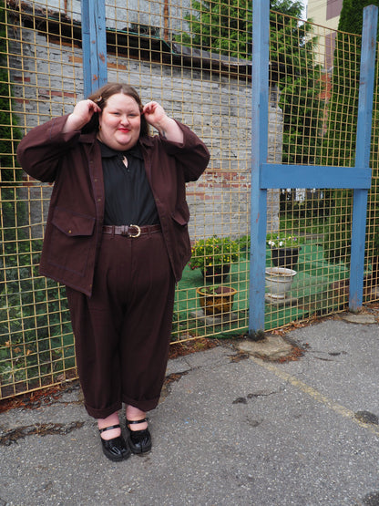 Amy Trousers in Organic Cotton Canvas