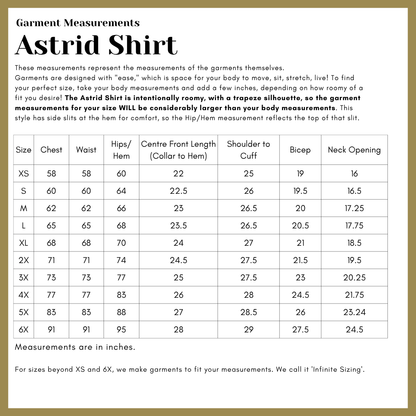 Astrid Shirt in Lightweight 6oz Denim (100% Cotton)