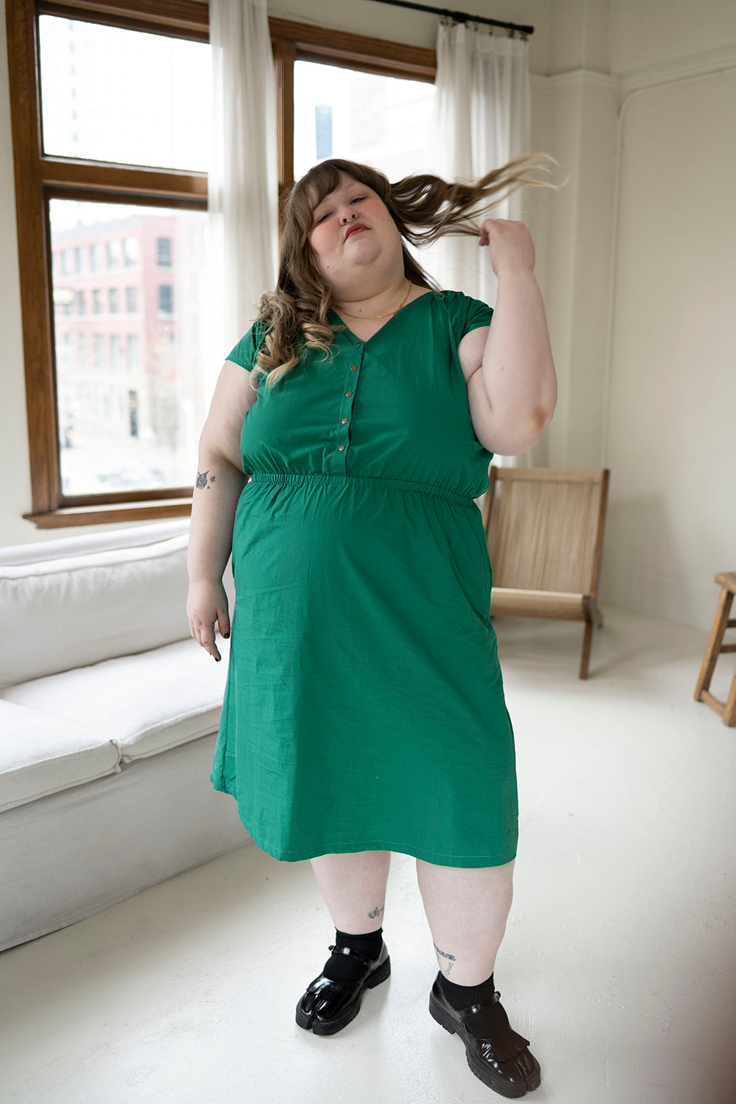 The Gwen Dress in Cotton
