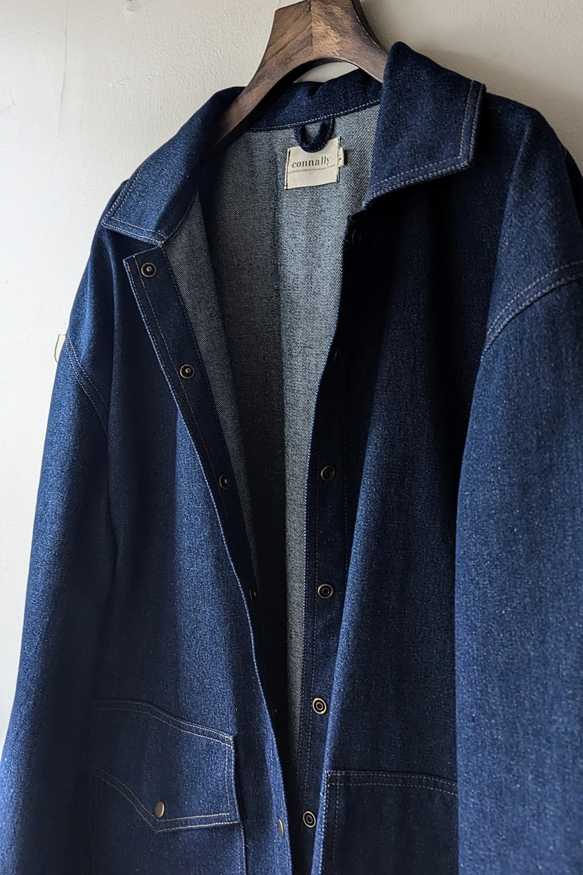 Fay Denim Chore Coat by Connally Goods