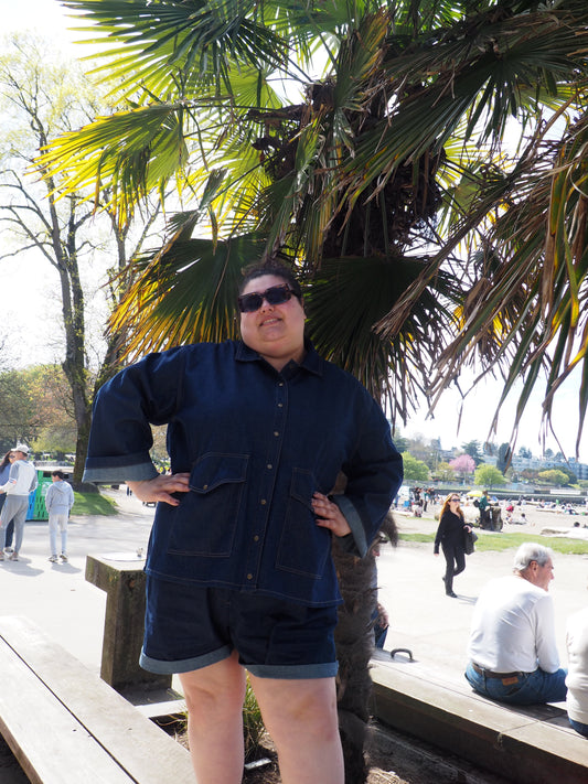 Fay Denim Chore Coat