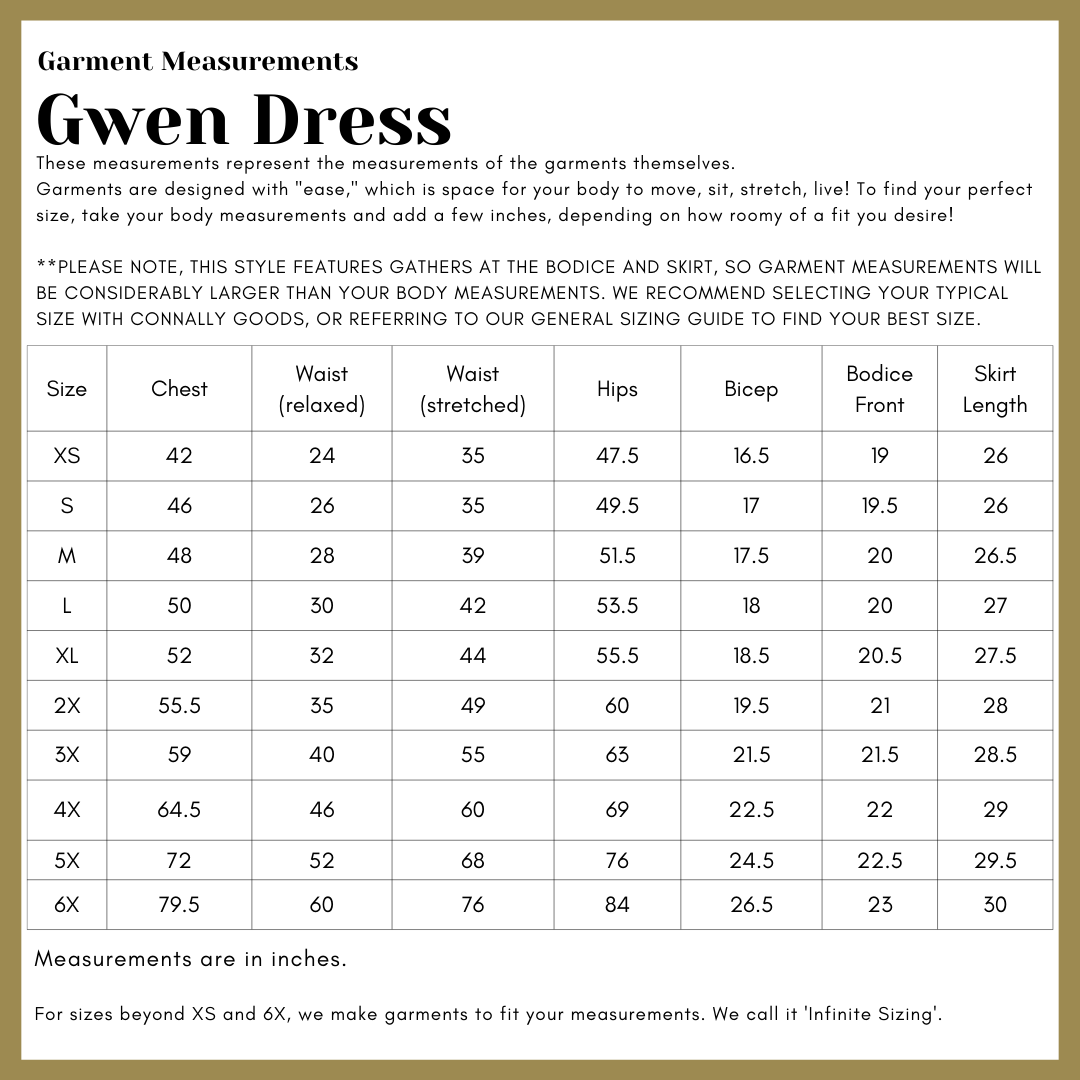 PRE-ORDER: The Gwen Dress in Cotton