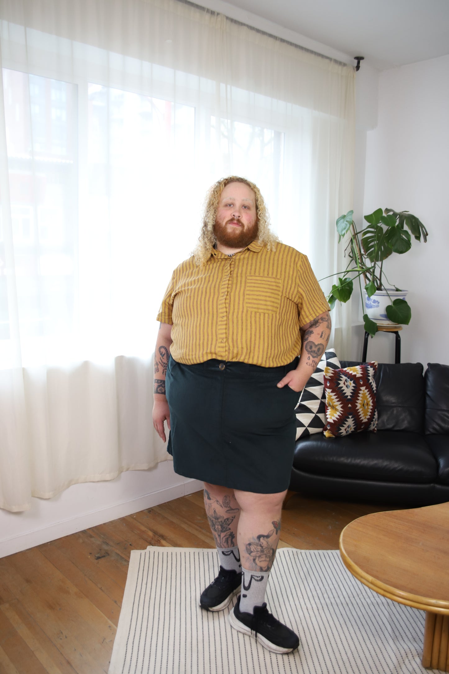 Kipling Corduroy Skirt in Dark Spruce (Pre-Order)